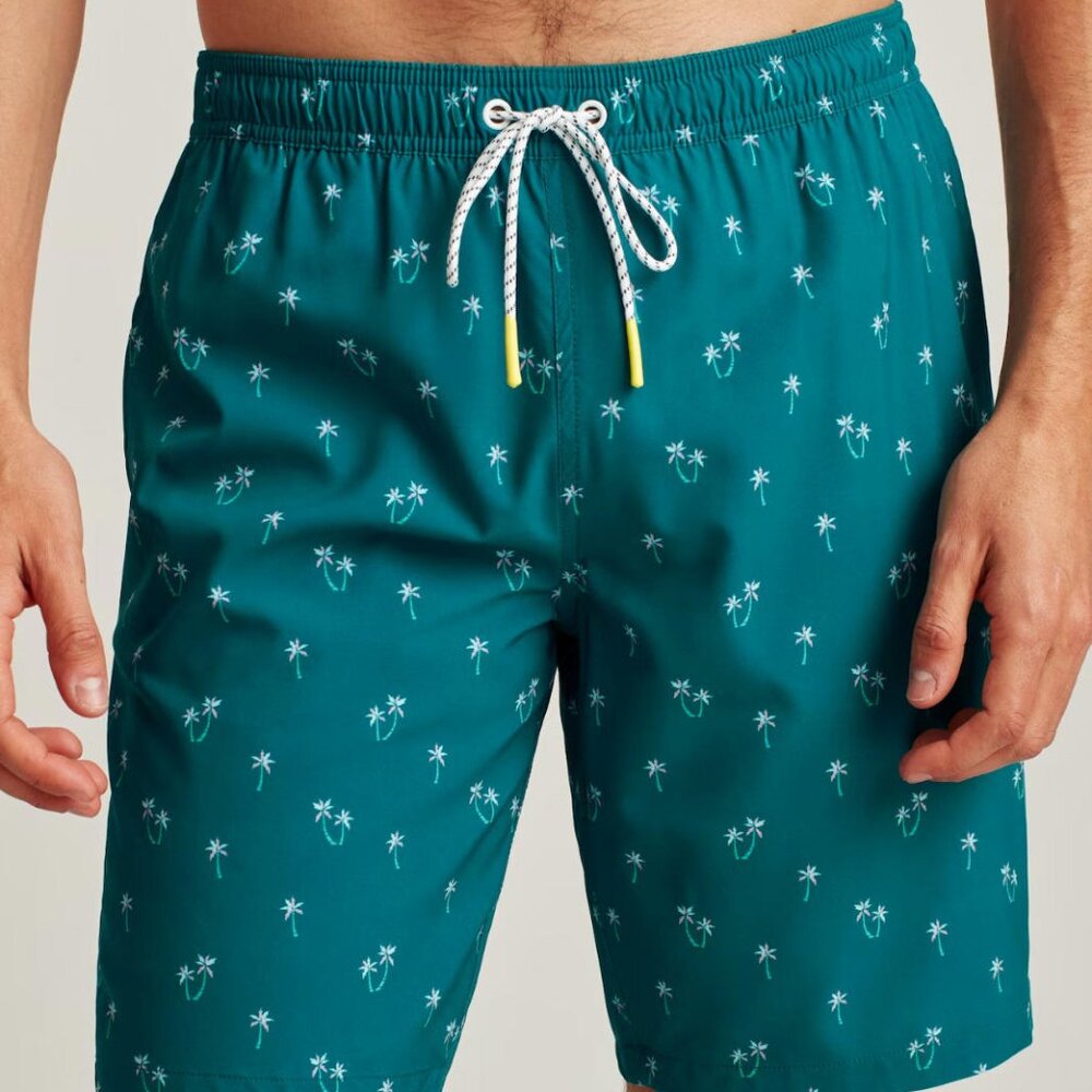Bonobos Riviera Recycled Swim Trunks Shorts Palm Scatter Printed XXL New